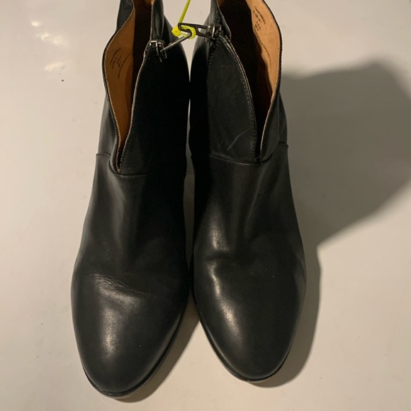 206 Collective Womens Leather Everett Ankle Boots Black Size 10B - Picture 1 of 10